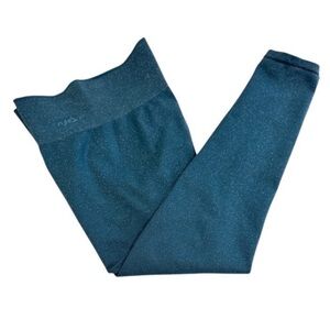 RYKA Sparkle Bling Stretchy Teal Lounge Leggings XL